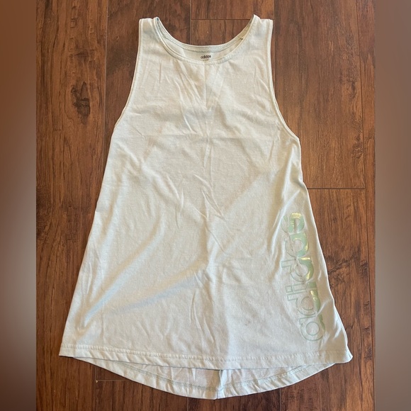 Mint green Adidas open back work out tank top - Picture 1 of 6